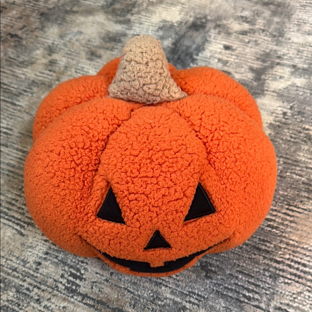 Orange Pumpkin Plush Toy